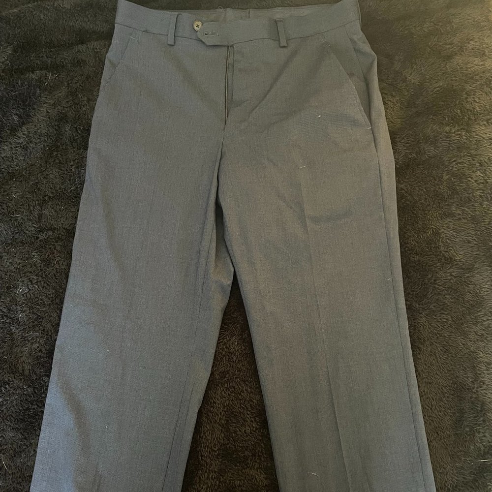Alfani Navy Suit Pants Slim Fit (30 x 32)